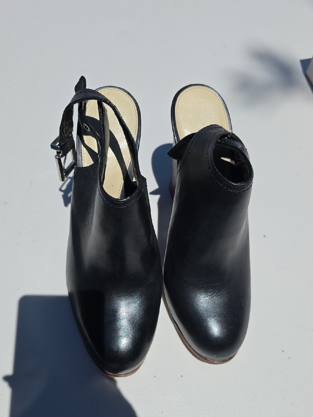 Vince Camuto Black Block Heel